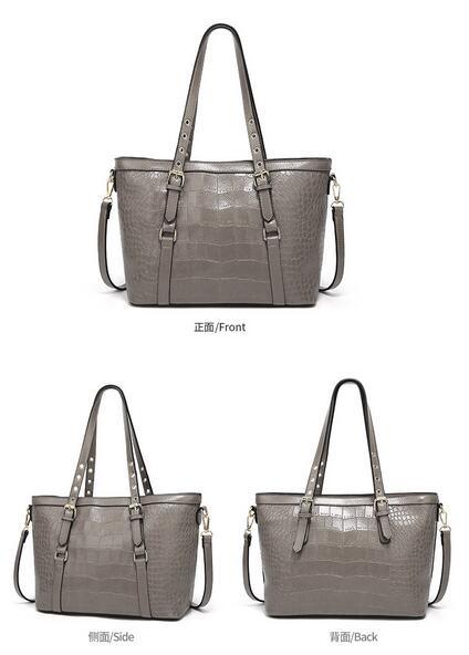 New Desginer PU Leather Lady Fashion Tote Handbags (XP3950)