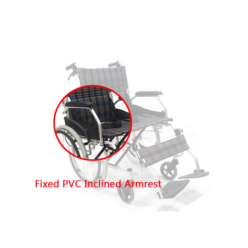 High Quality Folding Lightweight Aluminum Wheelchair for Elderly