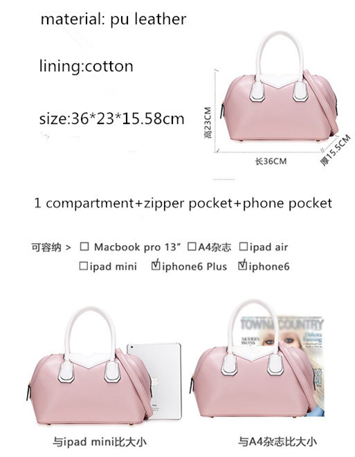 Guangzhou Factory New PU Leather Designer Lady Fashion Tote Women Bag