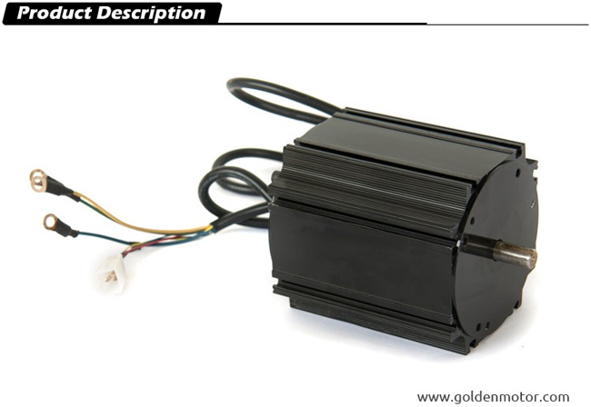 BLDC 1500W Electric Motorcycle Conversion Kit / Electric Scooter MID Drive Motor and Controller