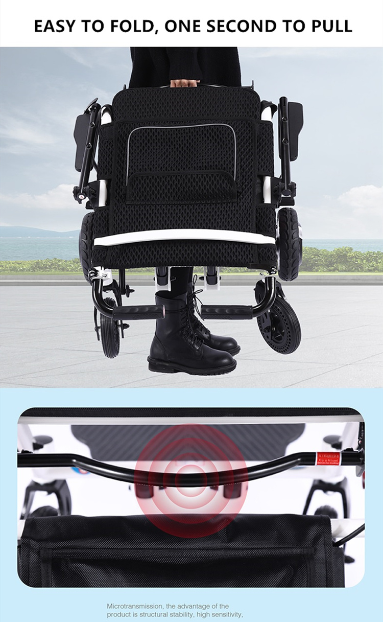 Easy Taking Light Portable Electric Travel Wheelchair