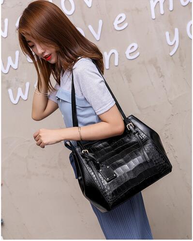 New Arrival PU Leather Lady Fashion Designer Tote Handbags (XP3956)