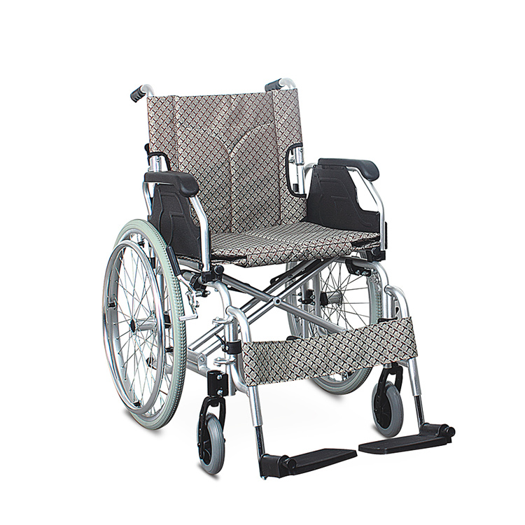 Aluminum Manual Folding Hospital Medical Wheelchair