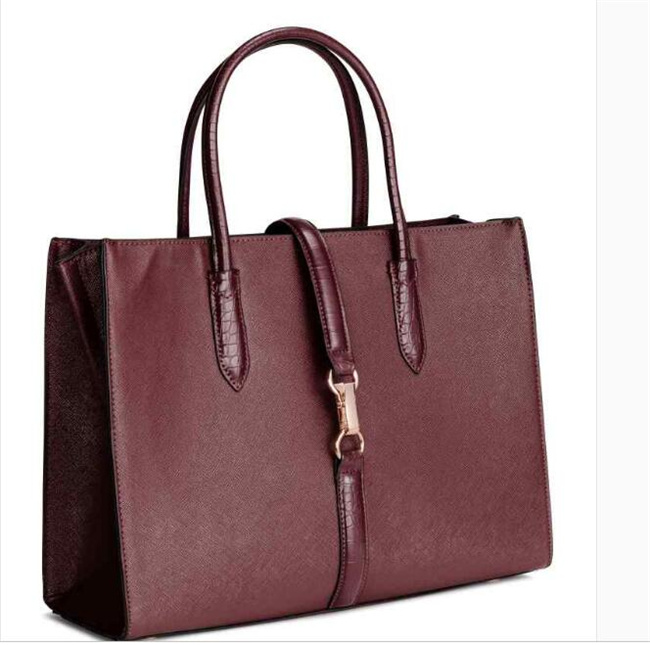 Guangzhou Factory PU Leather Ladies Handbags Fashion Designer Lady Handbags