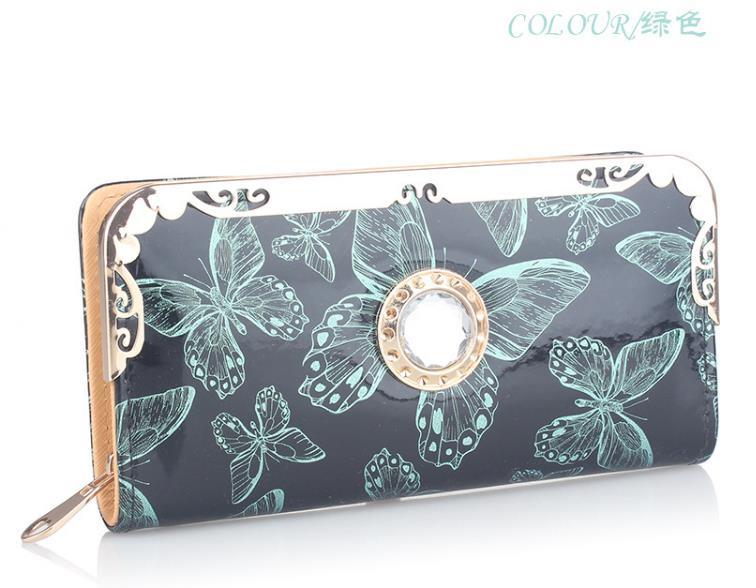 Butterfly Printing Female Wallet Clutch Bag Evening Bag Handbag Purses Handbags