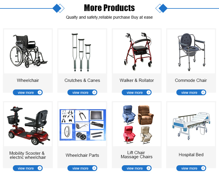 Ce Approved Durable Manual Folding Elderly Lightweight Wheelchair in Dubai