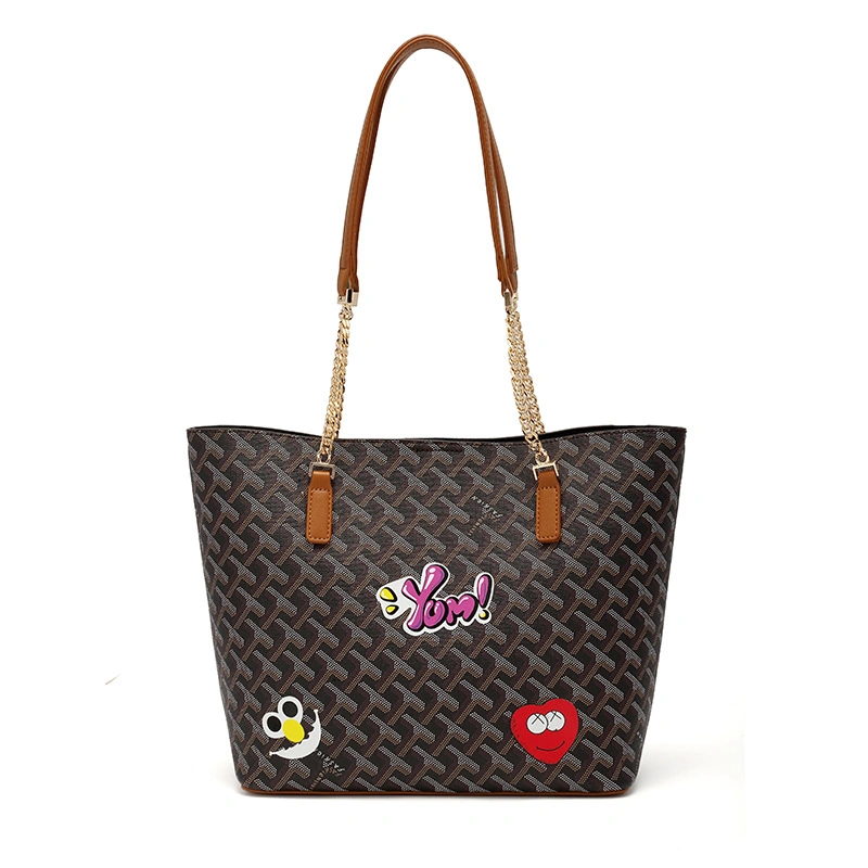 High Quality Newest Lady Designer Stylish Bag Cheap PVC Handbag Tote Bag