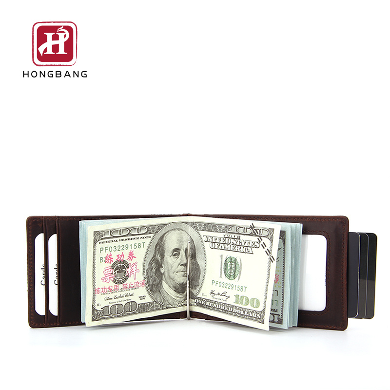 Slim Front Pocket RFID Blocking Card Holder Minimalist Mini Bifold Mens Wallets