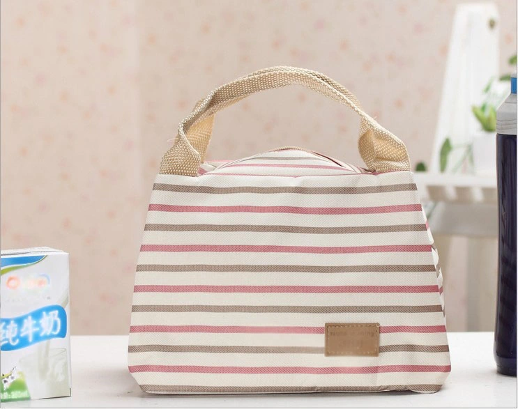 Waterproof Zipper Lunch Bag Women Girls Student Lunch Box Thermo Bags Office School Picnic Cooler Bag