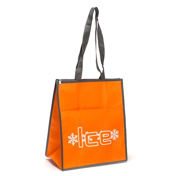 Insulated Promotional Polyester Oxford Lunch Cooler Tote Bags for Food Package