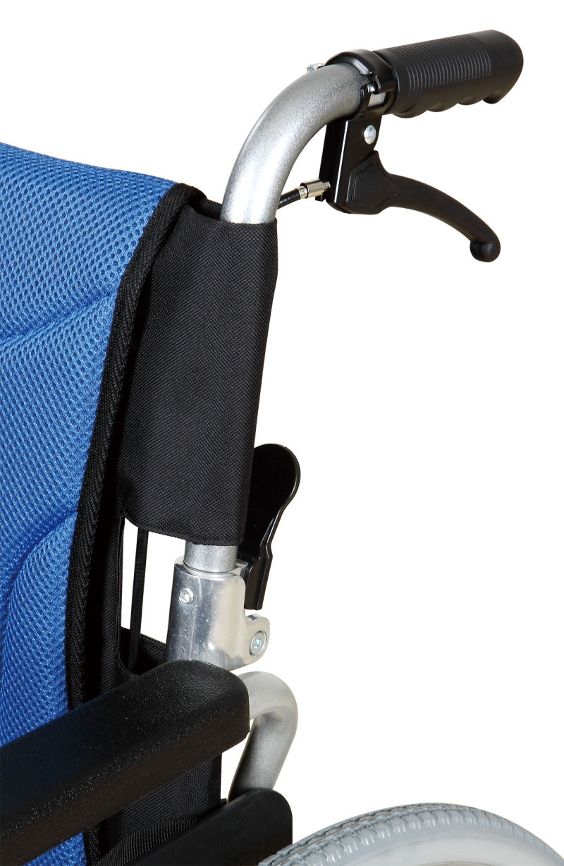 Breathable Seat Cushion Aluminium Alloy Manual Wheelchair