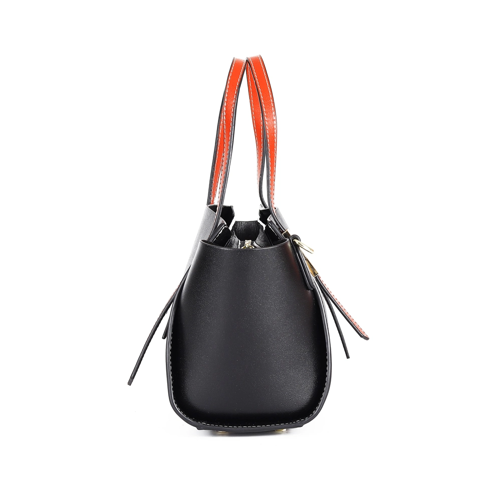 High Quality Contrast Leather Bags Women Fashion Ladies Handbags Wholesaler Supplier From China