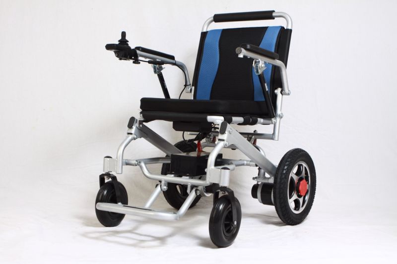 Light Weight Aluminium Alloy Electric Folding Power Wheelchair with Ce Approved