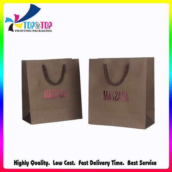 Custom Logo Printed Black Bag for Jewelry Packaging