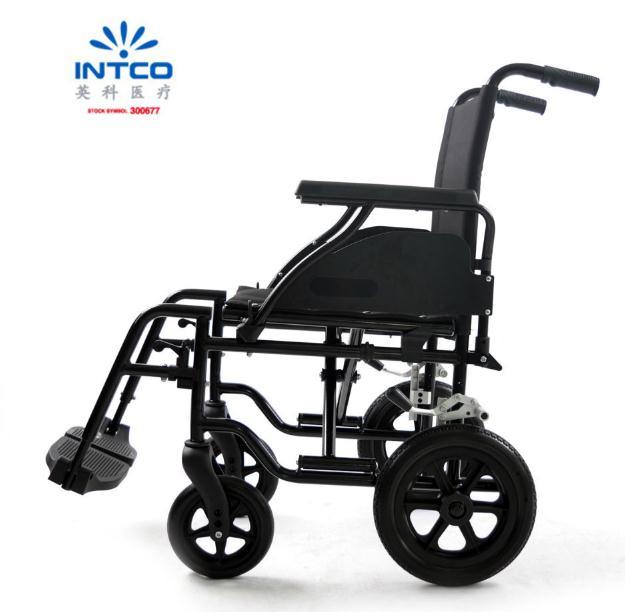 Lightweight Aluminum Transport Wheelchair for Elderly People