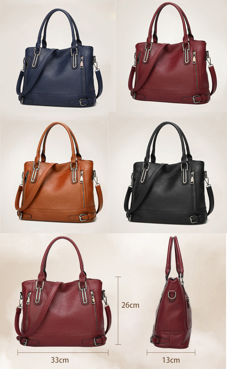 Fashion Designer Shoulder Bag PU Leather Ladies Handbags Women Tote Bag