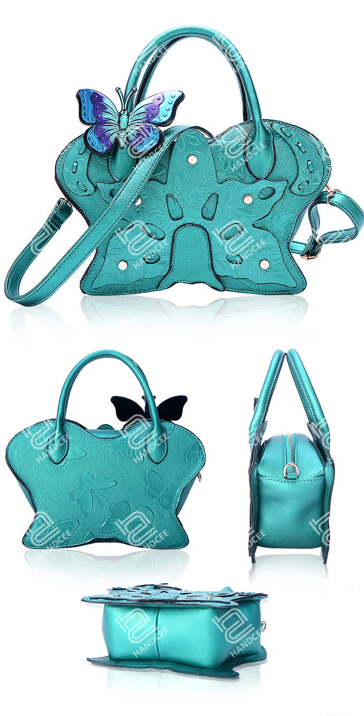 New Stereoscopic Painted Butterfly Shape Ladies Shoulder Tote Bag