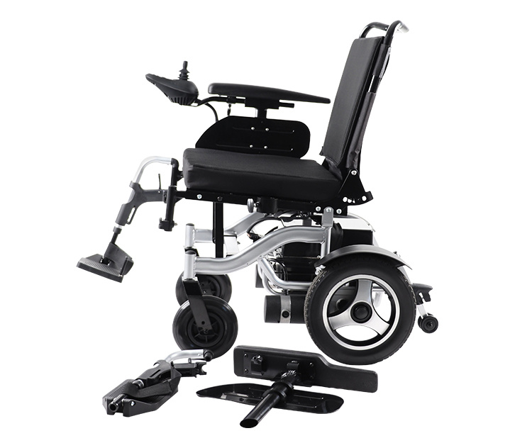 Topmedi Strong Loading Capacity Power Folding Electric Motor Wheelchair