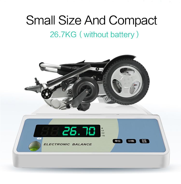 Tsa Approved Lightweight Aluminum Alloy Power Wheelchair Factory