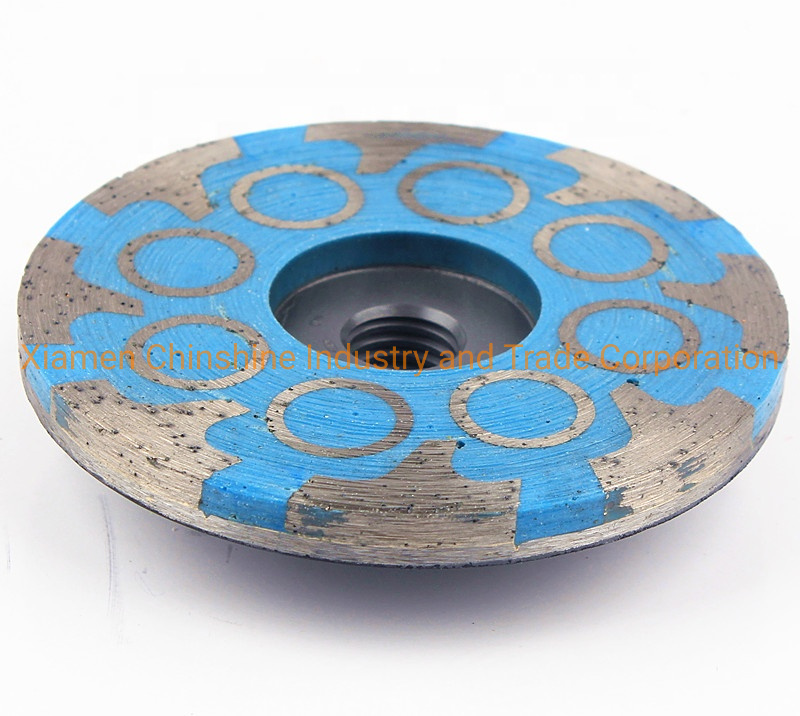 4 Inch Light Weight PCD Grinding Cup Wheels for Epoxy Coating Removal