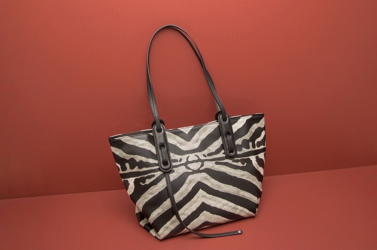 Zebra Stripes Designer 2021 New Ladies Shoulder Crossbody Bags Leather Women Handbag