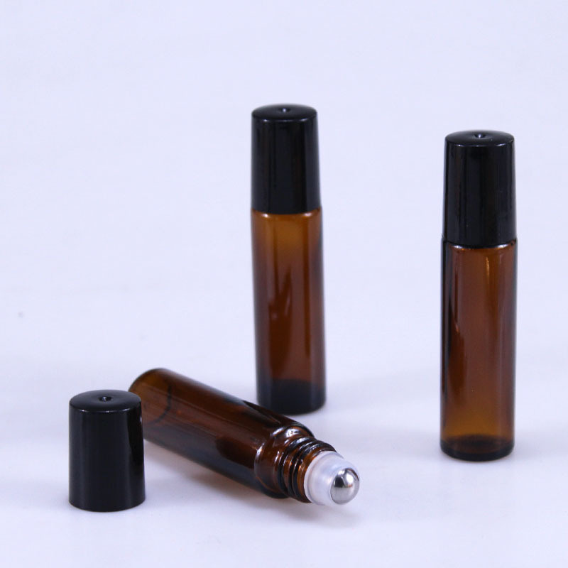 10ml 20ml 30ml Amber Perfume Glass Bottle with Roller