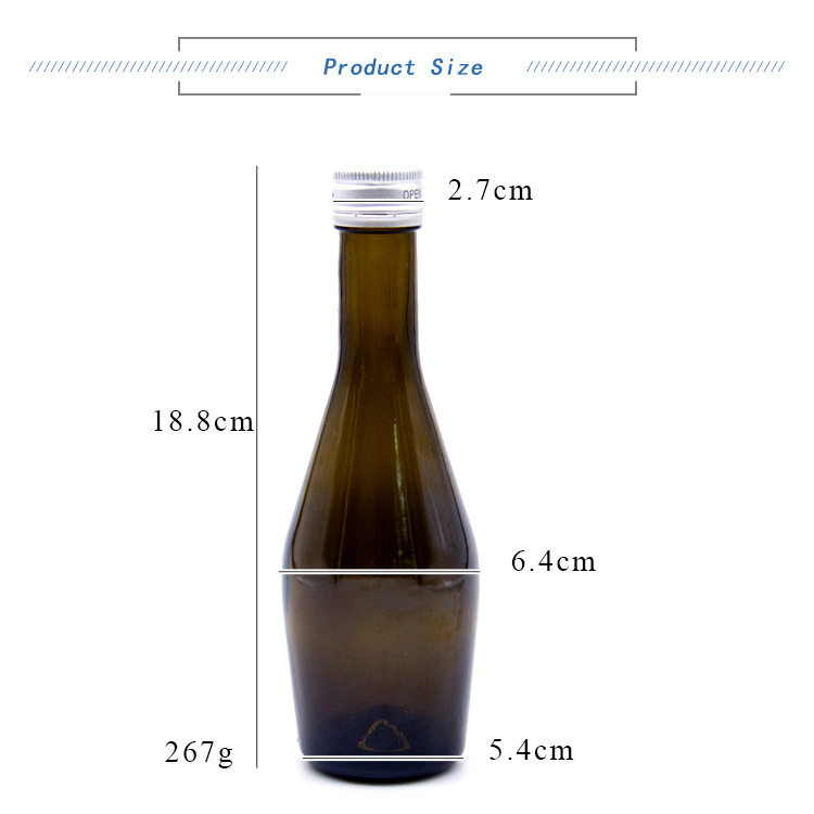 200ml Green Beer Bottle Beer Glass Bottle