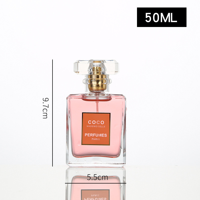 50ml Perfume Glass Bottle/Cosmetic Glass/Square Perfume Bottle