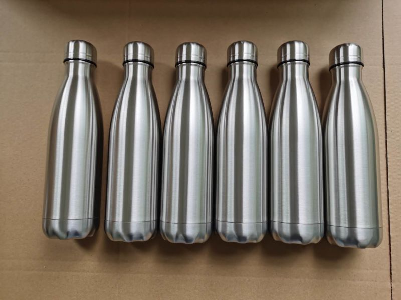 500ml Double-Layer Vacuum Cola Bottle Outdoor Sports Bottle on Sale