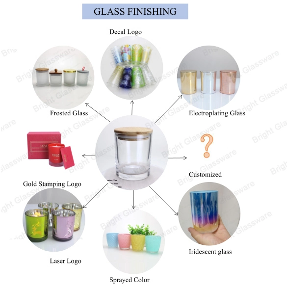 50ml 100ml 200ml Colored Round Empty Reed Diffuser Glass Bottle with Cork