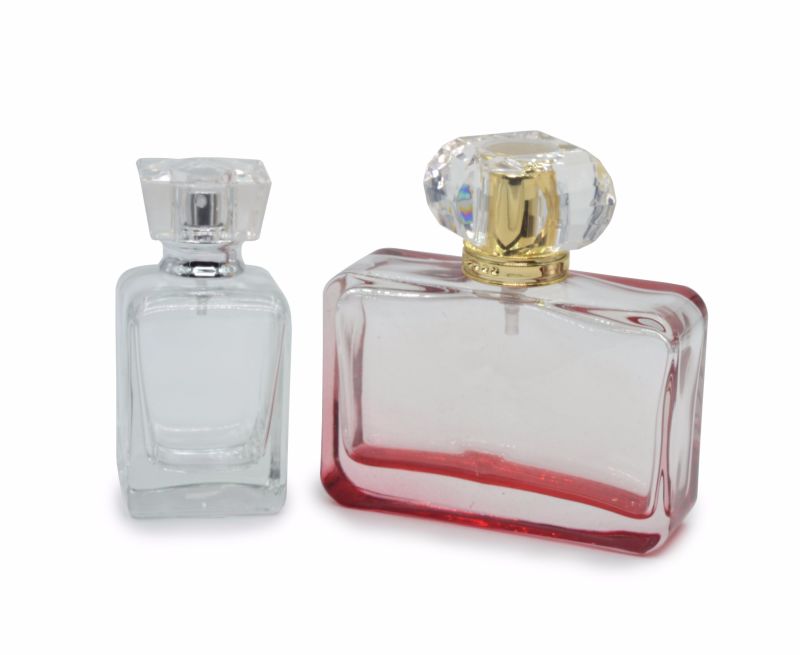 Transparent Glass Perfume Bottles for Cosmetic Packaging