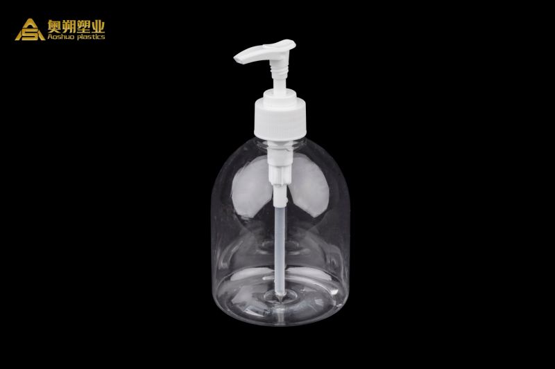 500ml Pressing Pet Transparent Bottle of Disinfectant Hand Sanitizer Bottle