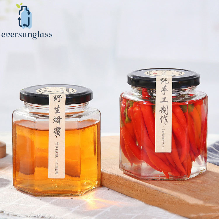 Wholesale 50ml 80ml 100ml 200ml 280ml 380ml Glass Honey Jar Jam Jar