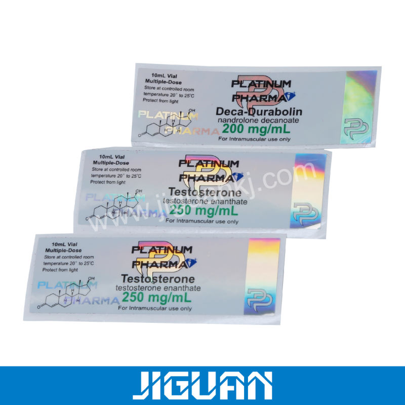 10 Ml Bottle Laser Paper Vial Labels for Steroid