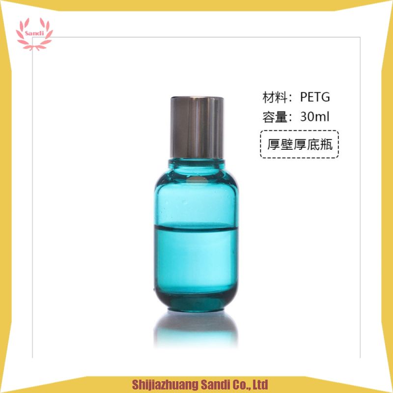 30ml Blue Color Screw Plastic Bottle for Essential Oil