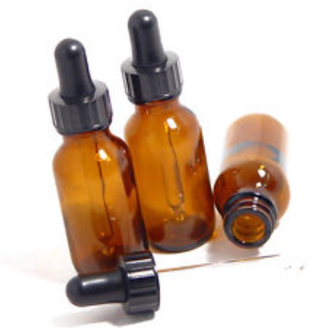 15ml Amber Essential Oil Bottle with Aluminum Dropper