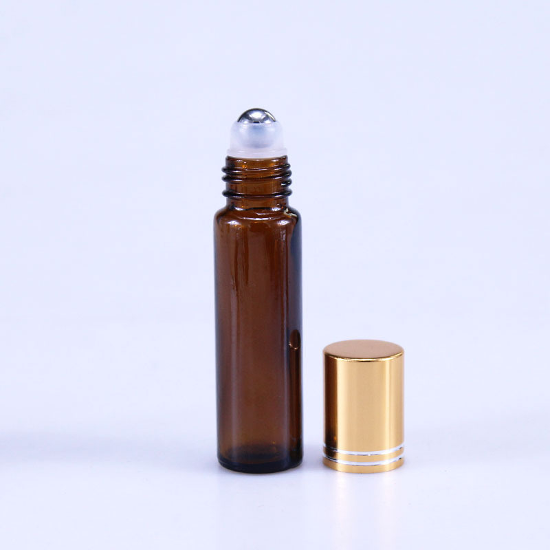 10ml 20ml 30ml Amber Perfume Glass Bottle with Roller