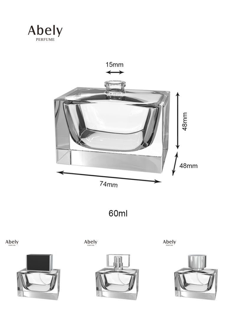 Gentleman Design Glass Perfume Bottle 60ml 100ml
