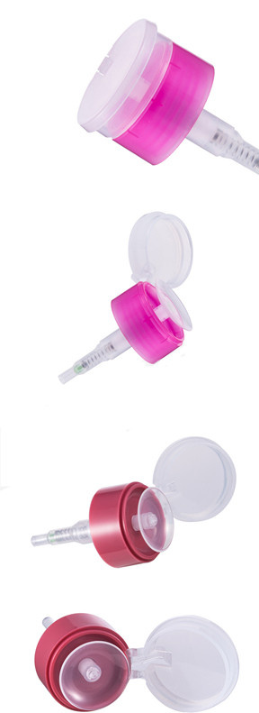 60ml 100ml 150ml 200ml Empty Packaging Makeup Nail Polish Remover Bottle with Pump