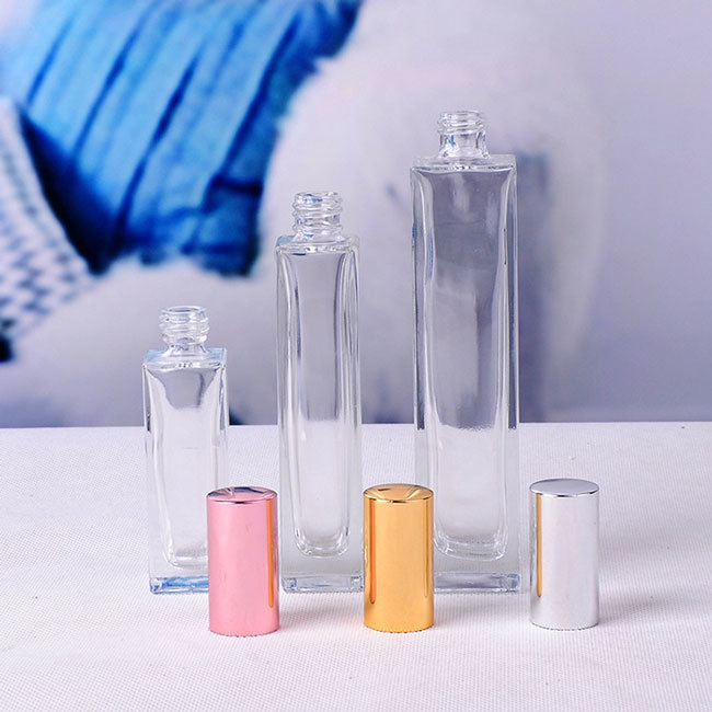 30ml/50ml/100ml Glass Lotion Bottle/Perfume Bottle/Cosmetic Jar with Different Caps