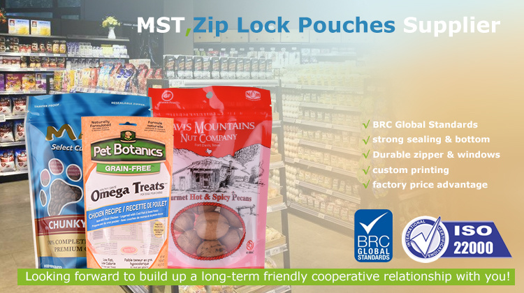 Low Production Matt Black Stand up Plastic Aluminum Foil Zip Lock Bag