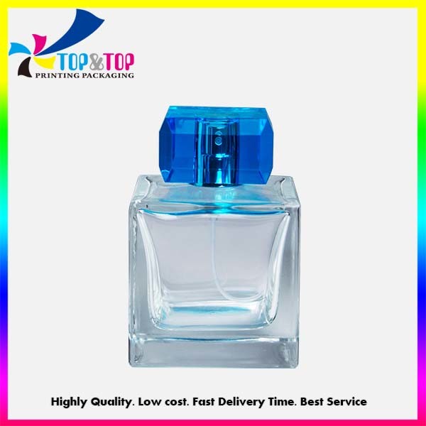 Luxury Customized Clear Empty Glass Perfume Pump Sprayer Bottle 30ml 50ml 100ml