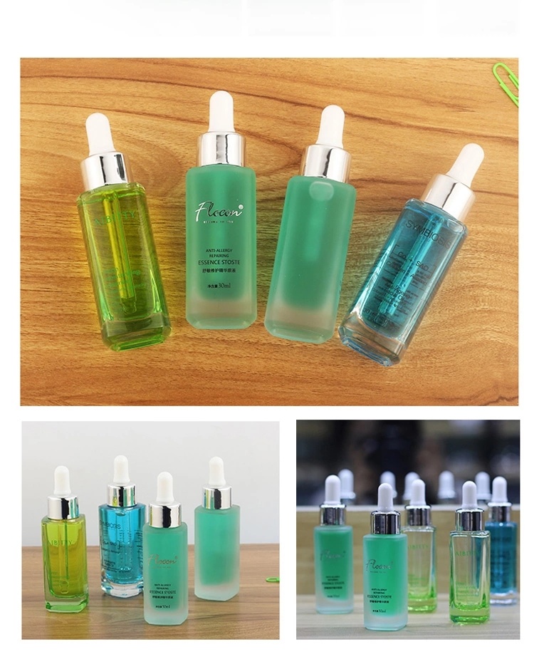 Newest Transparent Luxury 30ml Glass Serum Perfume Bottle