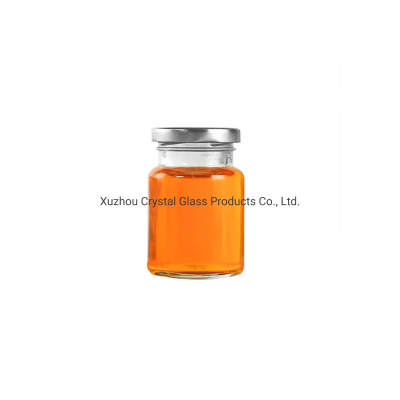 Small Round 75ml 100ml Pickles Jar Honry Jar Glass Jam Jar for Wedding