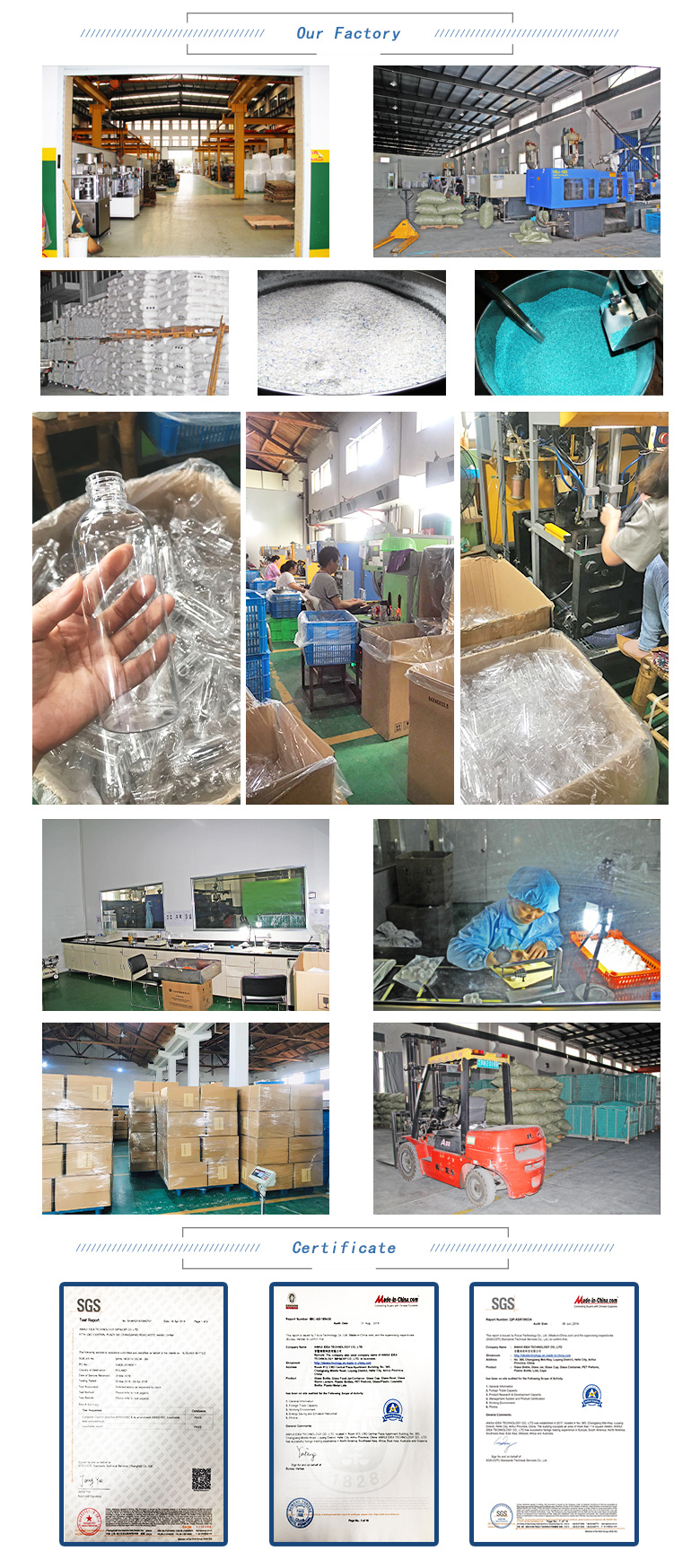 Custom HDPE Liquid Plastic Cleaning 500 Ml Spray Bottle