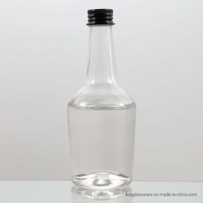 Factory 100ml Glass Beverage Bottle Small Liquor Glass Bottle
