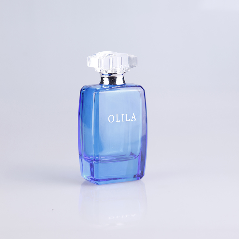 Factory Price Oblate Rectangle Glass Spray 30ml 50ml 100ml Clear Glass Perfume Bottle