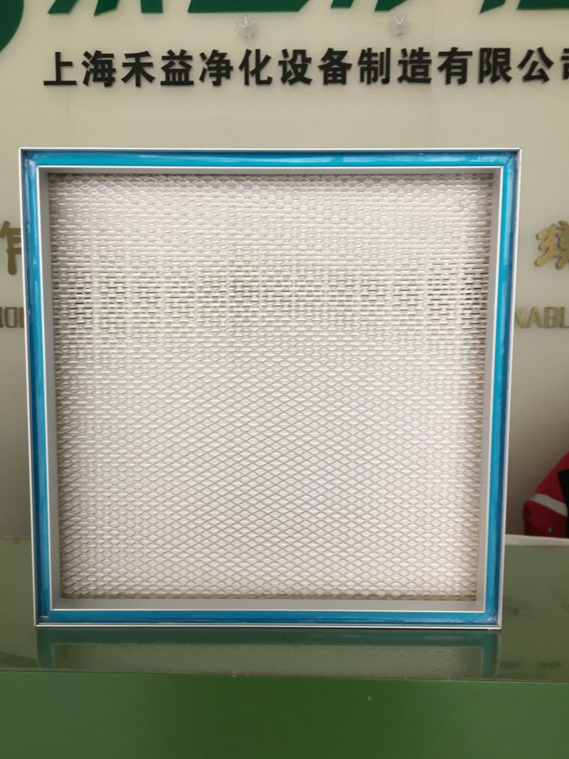 Gel Seal Mini-Pleat Panel Filter for Electronics Industry HEPA Diffuser