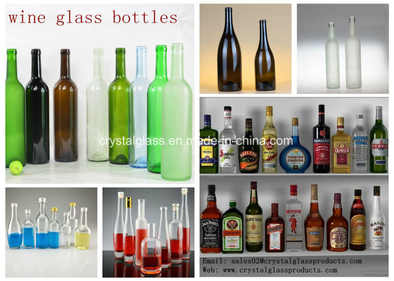 270ml 350ml 500ml Frost Round Cylinder Glass Bottle with Cap