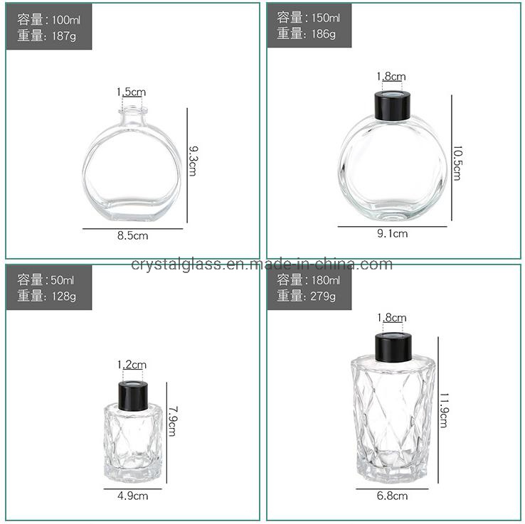 150ml 200ml Aromatherapy Glass Essential Oil Diffusers Bottles